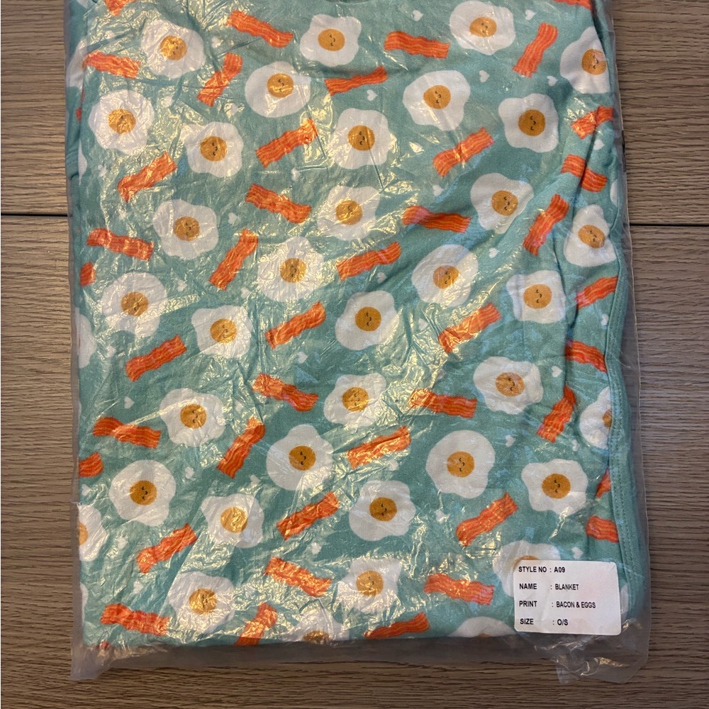 Brand Clover Baby & Egg and Bacon Print Blanket
